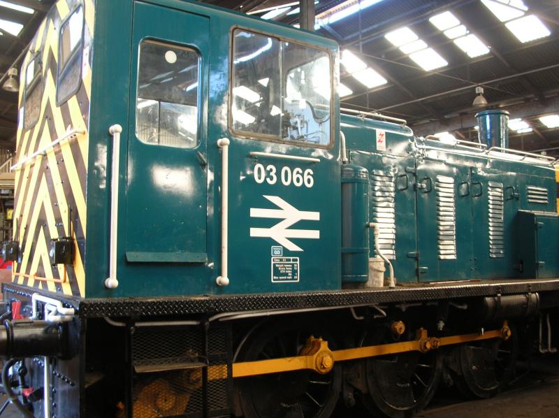 barrow hill: class 03066 inside barrow hill roundhouse Photo of barrow hill