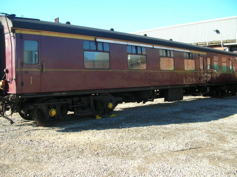 barrow hill: support coach with tornado inside the roundhouse Photo of barrow hill