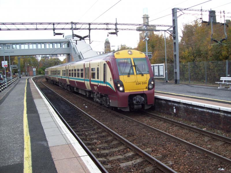 motherwell 1/11/10: class 334 Photo of motherwell 1/11/10