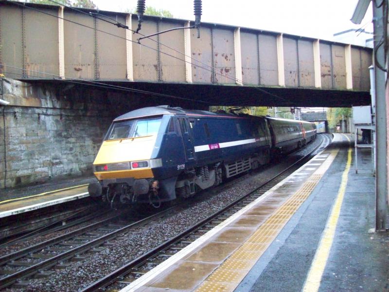motherwell 1/11/10: class 91 Photo of motherwell 1/11/10
