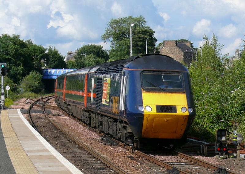43306: Fountains Abbey is the oldest occupied religious building in the UK. Much loved as a nomica for the elderly train spotters? Photo of 43306