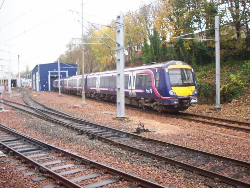 170429 at Shields: 170429 sits outside the wheel lathe at Shields Depot Photo of 170429 at Shields