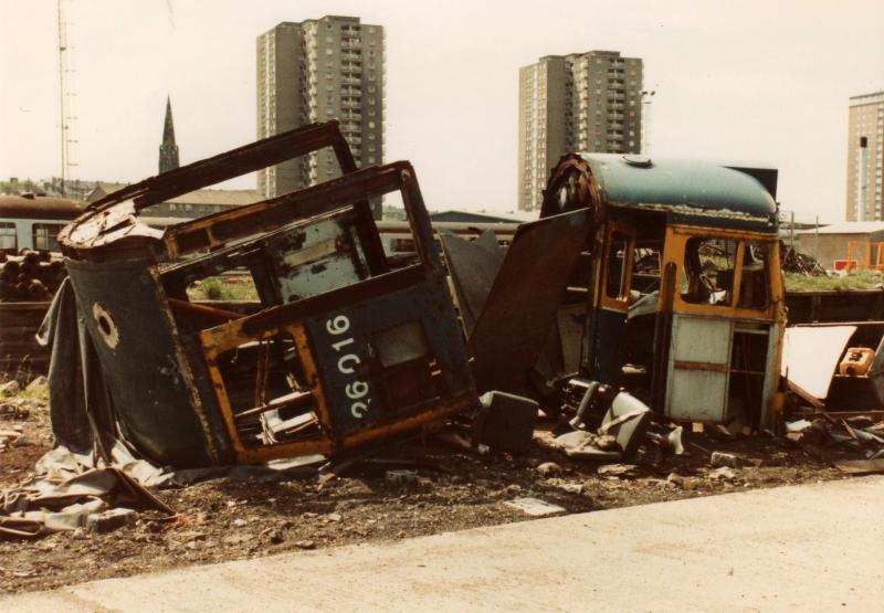 26016 RIP: Only the cab ends remain of 26016 ZH 24/05/1984
or is this MC Netals Photo of 26016 RIP