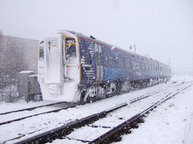 Is it SpotRail livery or a blizzard?: Is it SpotRail livery or a blizzard? Photo of Is it SpotRail livery or a blizzard?