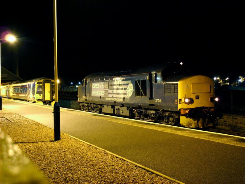 37218 Wick: 37218 1Z99 at Wick. Photo of 37218 Wick