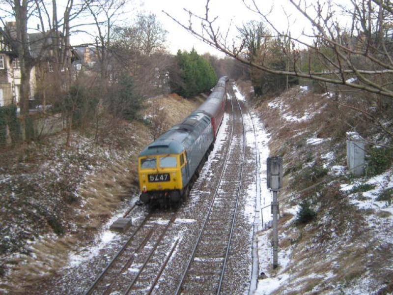 47270 at Braid Avenue: Tour ECS ex Cleethorpes Sat 18 Dec 2010 Photo of 47270 at Braid Avenue