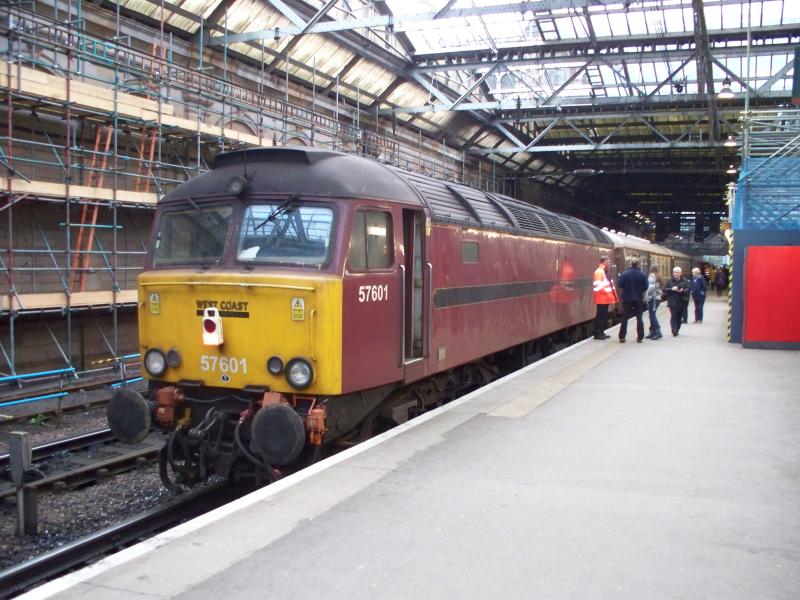 57601 on the rear of 1Z24 on 18/12/10: Photo of 57601 on the rear of 1Z24 on 18/12/10