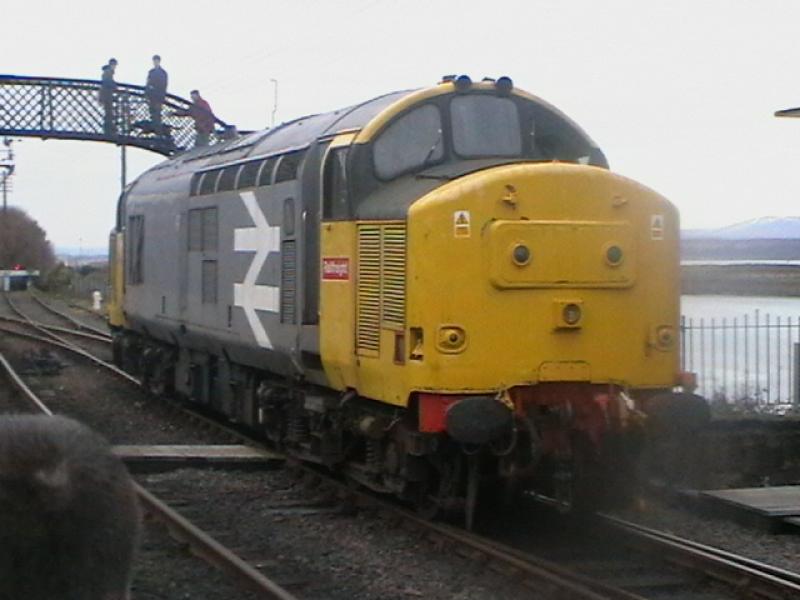 BR Railfreight 37906 At The Boness 37 Gala: Photo of BR Railfreight 37906 At The Boness 37 Gala