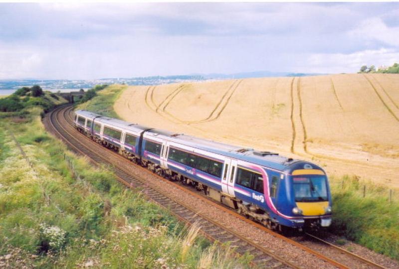 170432: 17432 at Wormit. Does anyone know how to get to bridge in the background (without trespassing on peoples' property)? Photo of 170432