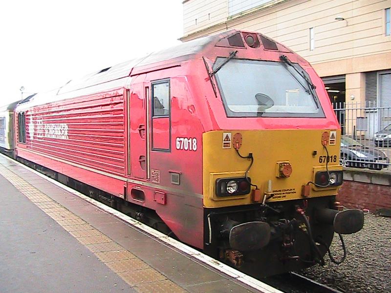 Red Skip 18-2: Inverness on arrival of 5A25 Photo of Red Skip 18-2