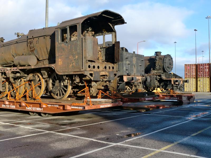 turkish delight: two 8f arrive back in the uk, from turkey Photo of turkish delight