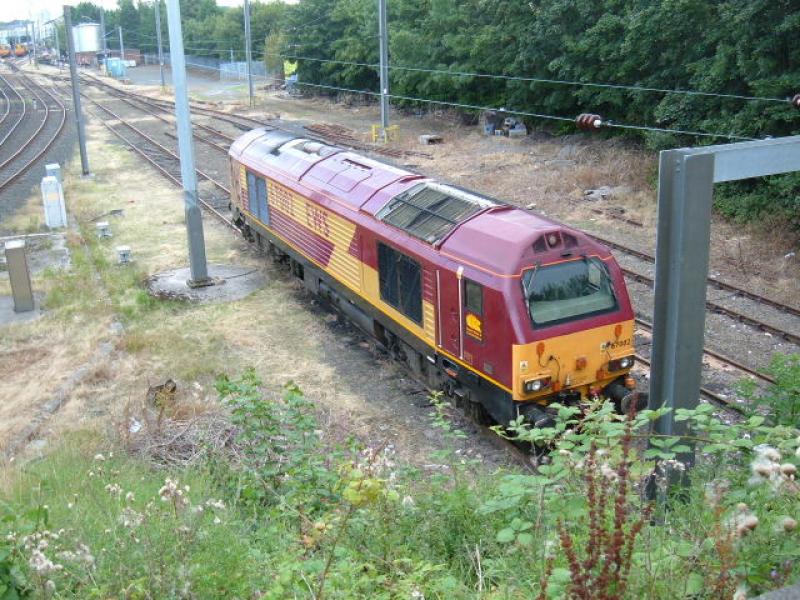 67002: 67002 Special Delivery at Edinburgh Craigentinny Depot. ECML Photo of 67002