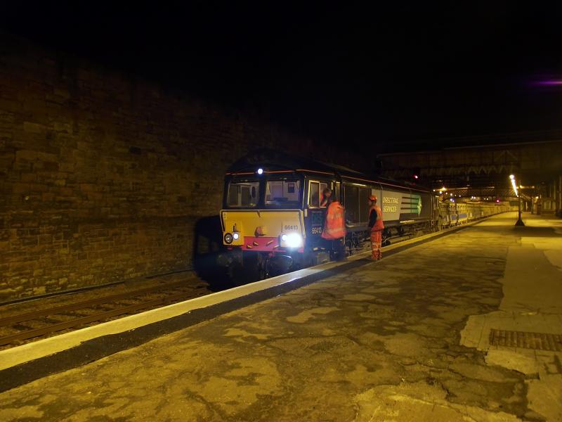 DSCF4754.JPG: DRS 66413 arrive's with 6K26. Photo of DSCF4754.JPG