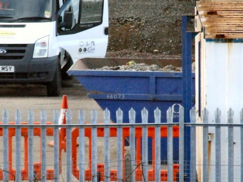 When is a skip a shed?: 66073 'stabled' at Larbert Photo of When is a skip a shed?