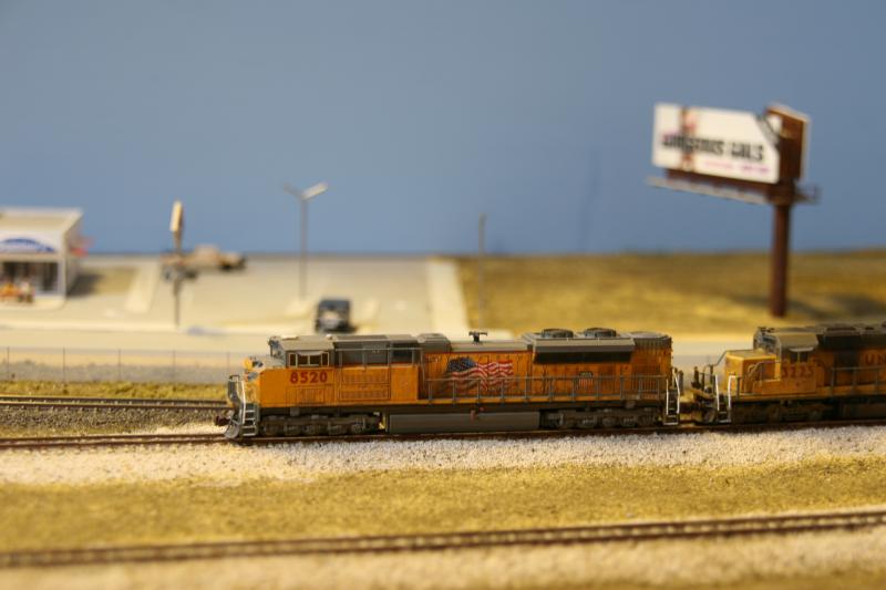 N scale Union Pacific SD70ACE by S.Braid: Photo of N scale Union Pacific SD70ACE by S.Braid