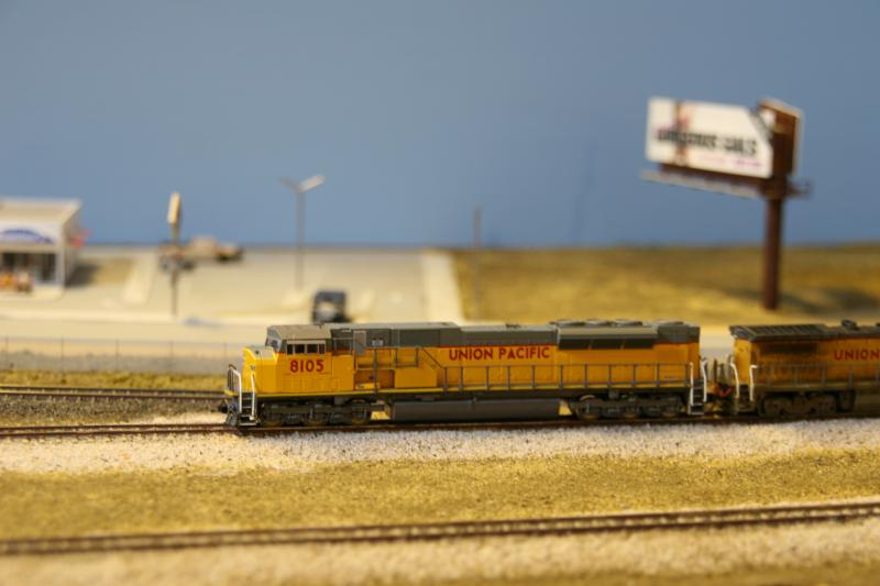 N scale Union Pacific SD90/43 by S.Braid: Photo of N scale Union Pacific SD90/43 by S.Braid