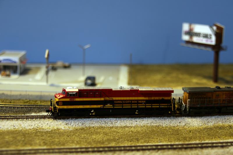 N scale Kansas City Southern ES44AC by S.Braid: Photo of N scale Kansas City Southern ES44AC by S.Braid