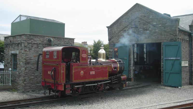 Isle of Man Railway: Loch on shed at Peel 29/6/2006. Photo of Isle of Man Railway