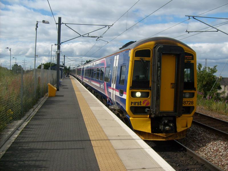 158 728 Newcraighall 09/07/09: First Scotrail 158 728 seen at Newcraighall on the 16.30 to Cowdenbeath Photo of 158 728 Newcraighall 09/07/09