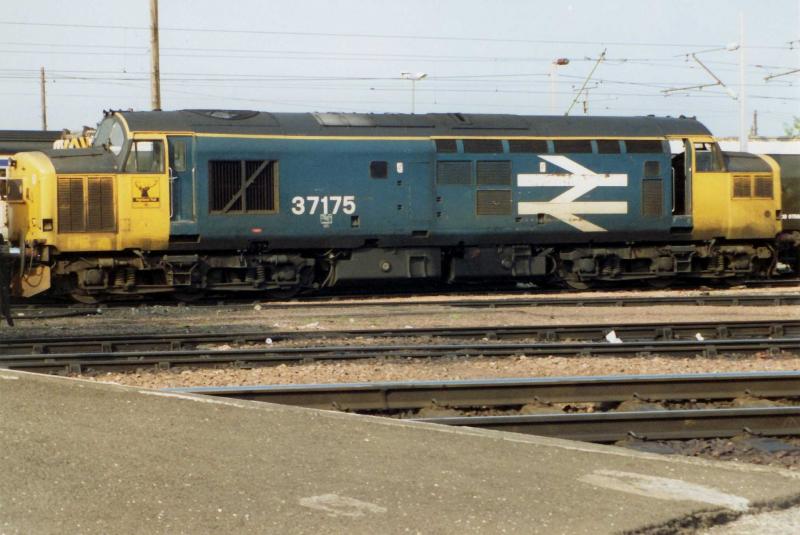 Broadside view of 37175, Carstairs Jct, May 1990: Broadside view of 37175, Carstairs Jct, May 1990 Photo of Broadside view of 37175, Carstairs Jct, May 1990