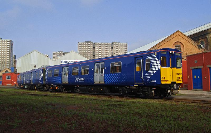 314212 Ex-Works at Glasgow Works.: 314212 Glasgow Works. Photo of 314212 Ex-Works at Glasgow Works.
