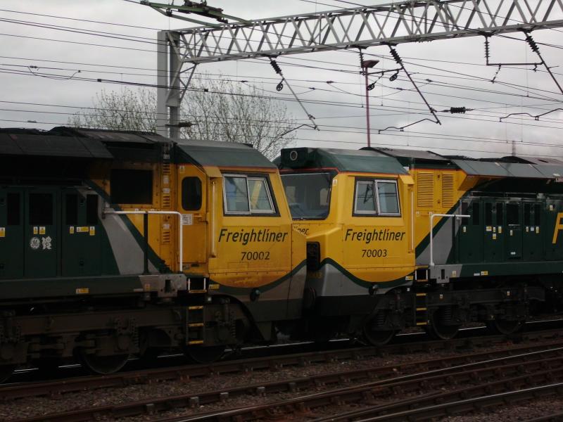 citadel: 70002/003 run empty through carlisle Photo of citadel