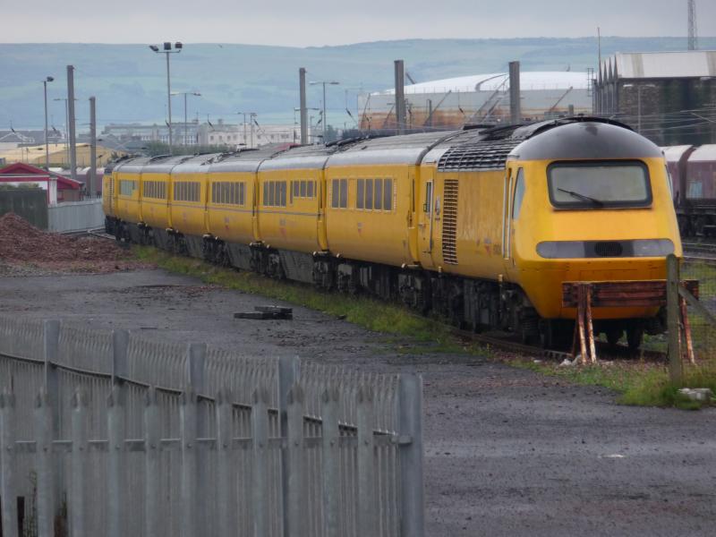 Flying Banana in Falkland yard: Seen in Falkland yard, Newton-on-Ayr in 2008. Photo of Flying Banana in Falkland yard
