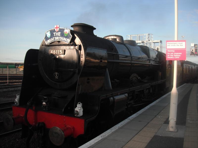 46115 @ Inverness: arrival of GB rail tour Photo of 46115 @ Inverness