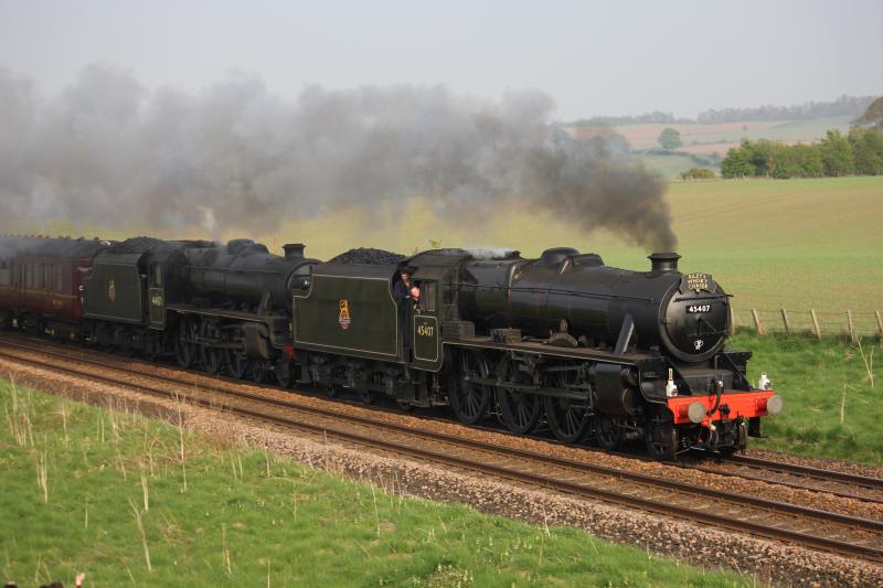 The Great Britain IV: Black Fives heading south from perth Photo of The Great Britain IV