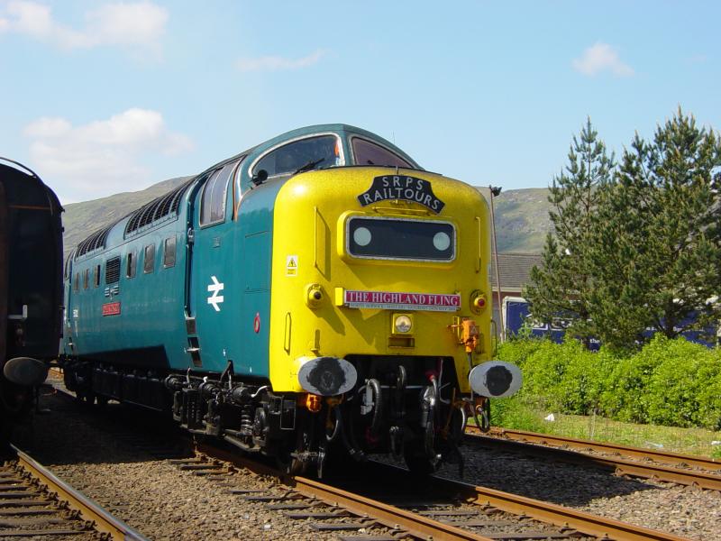 Fort William 55022: 55022 at Fort William on a railtour possibly from Dunbar May 2008 Photo of Fort William 55022