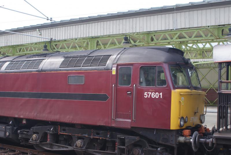 Sheila (Unofficially!!): WCRC locomotive 57601 awaits at Wemyss Bay Station with the unofficial name 'Sheila'. Photo of Sheila (Unofficially!!)