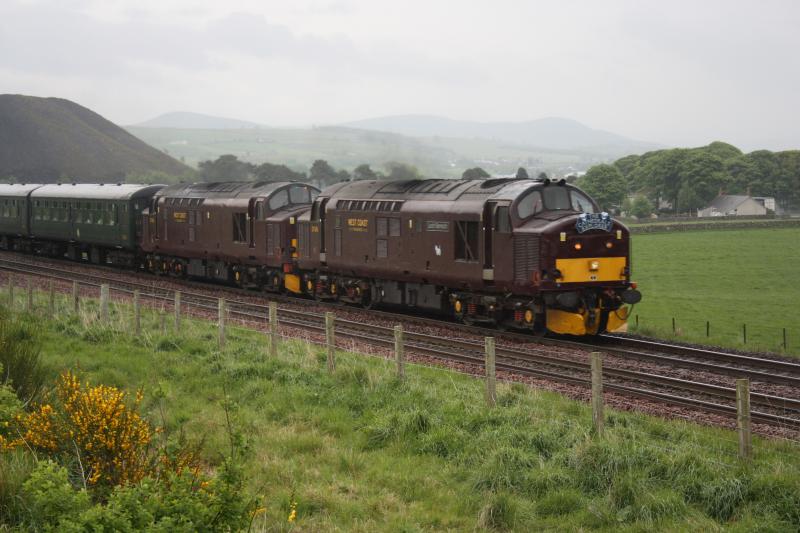 Cathedrals 37's: The replacements for Tangmere due to the possibility of lineside fire ! In this weather ? Photo of Cathedrals 37's