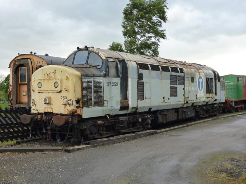 37250 at Eden Valley : 37250 preserved at the Eden Valley railway in Warcop, Cumbria. Photo of 37250 at Eden Valley