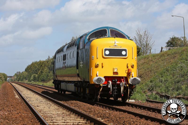 55022 @ Breich 29/05/11: Photo of 55022 @ Breich 29/05/11