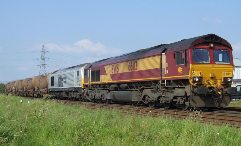 66112 & 67029 with 6D83 at Larbert Junc.: 66112 & 67029 with 6D83 at Larbert Junc. Photo of 66112 & 67029 with 6D83 at Larbert Junc.