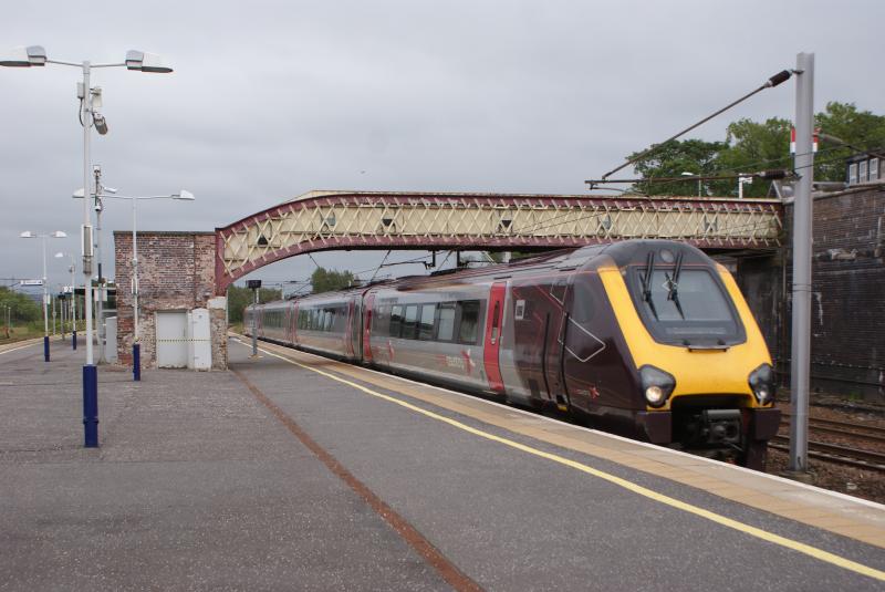 CC Voyager - Carstairs Junction: Having trundled through upline Dolphinton Junction , then crossed over onto the downline WCML and went though the station and headed north Photo of CC Voyager - Carstairs Junction