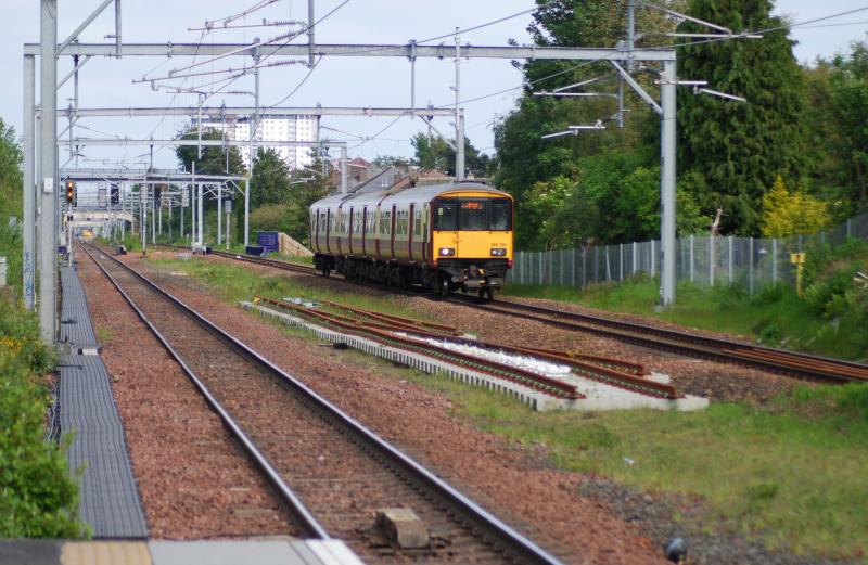 New Points at Hillington West: New points dropped at Hillington West, in advance work, for the PCI Photo of New Points at Hillington West
