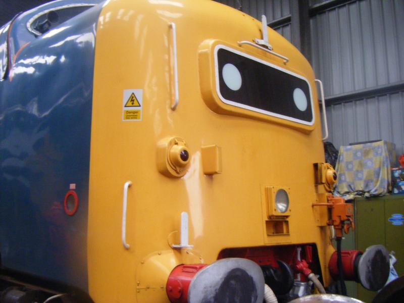 Photo of 55022 at bo ness shed