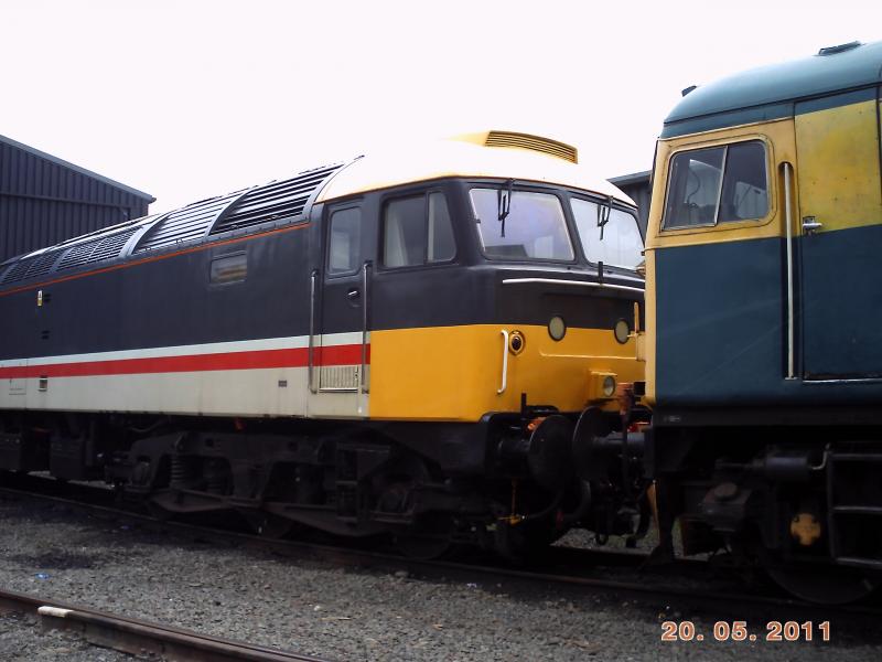 47643 in Bo'ness: 47643 sits in Bo'ness yard. 20/5/2011 Photo of 47643 in Bo'ness