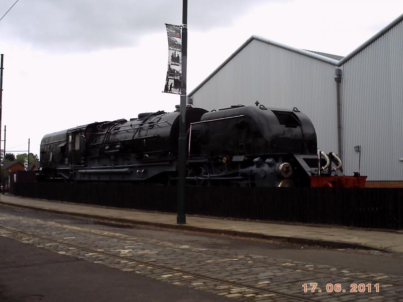 garratt at Summerlee: south African garratt locomotive at Summerlee. Photo of garratt at Summerlee