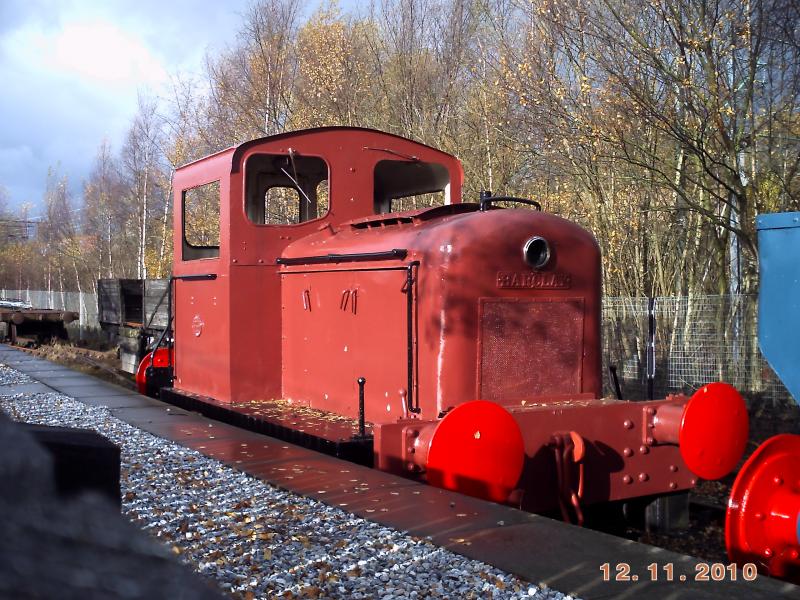 Photo of shunter at Summerlee