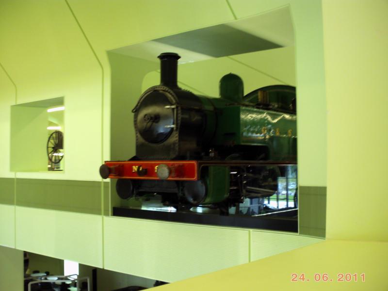 no9 in riverside museum: no9 sits in the new riverside museum. Photo of no9 in riverside museum