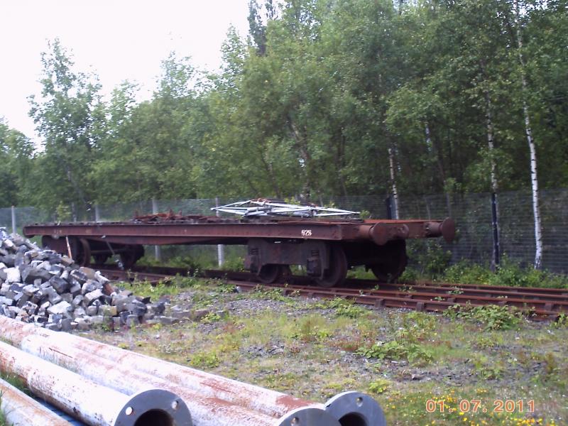 a new electric loco?: a wagon at Summerlee which has a patograph on it! Photo of a new electric loco?