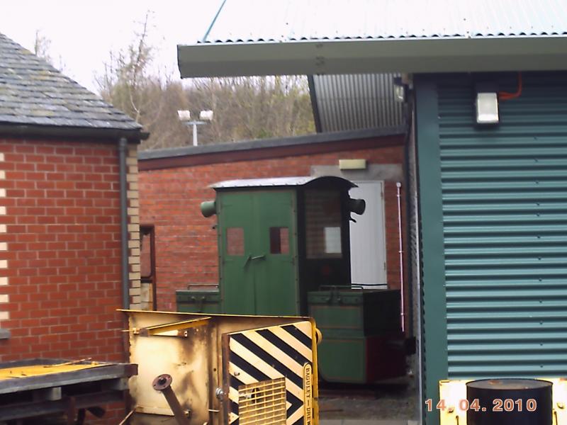 Photo of shunter at the almond valley railway