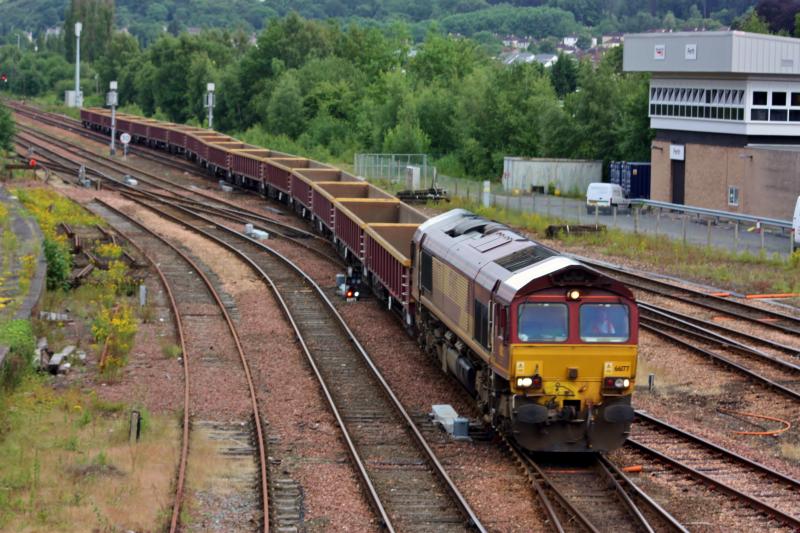 66177 6K12 mossend-montrose: Photo of 66177 6K12 mossend-montrose