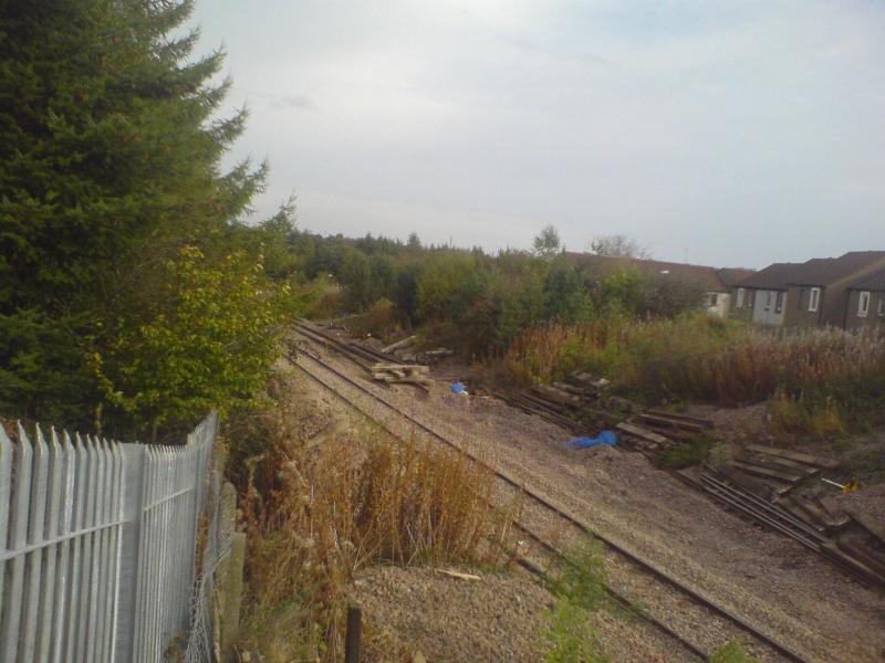 Camps Rigg O/B 22/10/07: End of the (new) line at Camps Rigg, Livingston, 22/10/07 Photo of Camps Rigg O/B 22/10/07