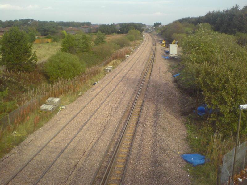 View from Kingsridge West O/B looking East on 22/10/07: Description Photo of View from Kingsridge West O/B looking East on 22/10/07