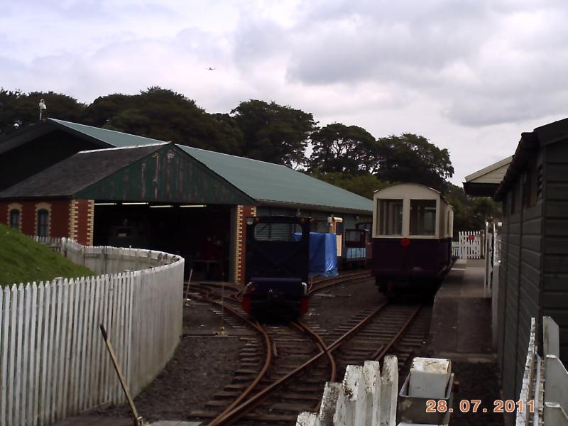 almond valley: a station at almond valley. Photo of almond valley