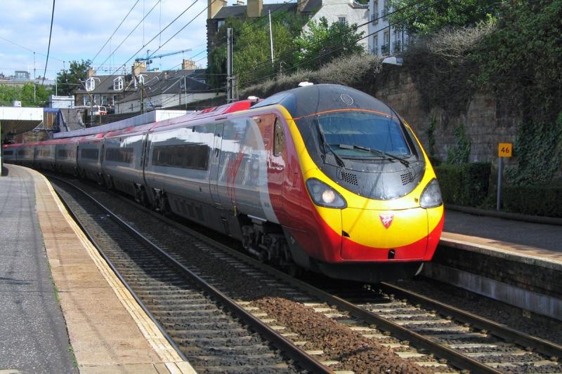 390029 at Haymarket, 9th August: 390029 seen at Haymarket with an Edinburgh - Euston service, 14:54 on 9th August Photo of 390029 at Haymarket, 9th August