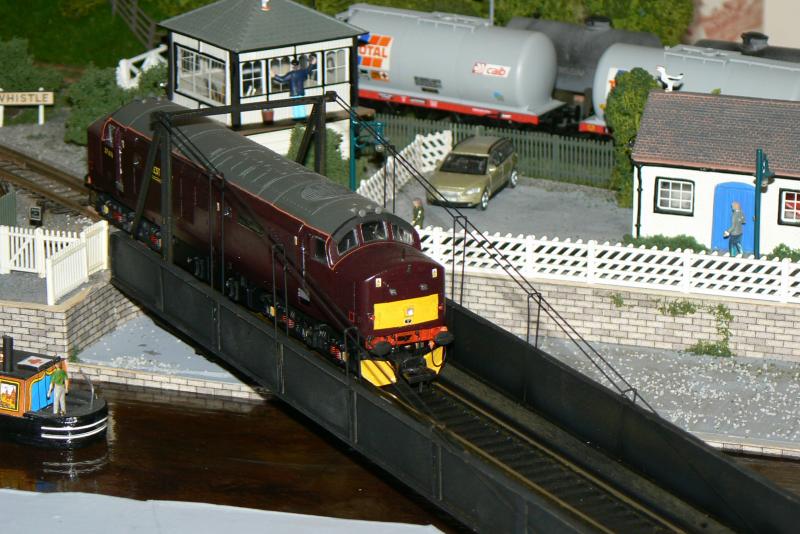 Photo of WCRC 37676 crossing swingbridge